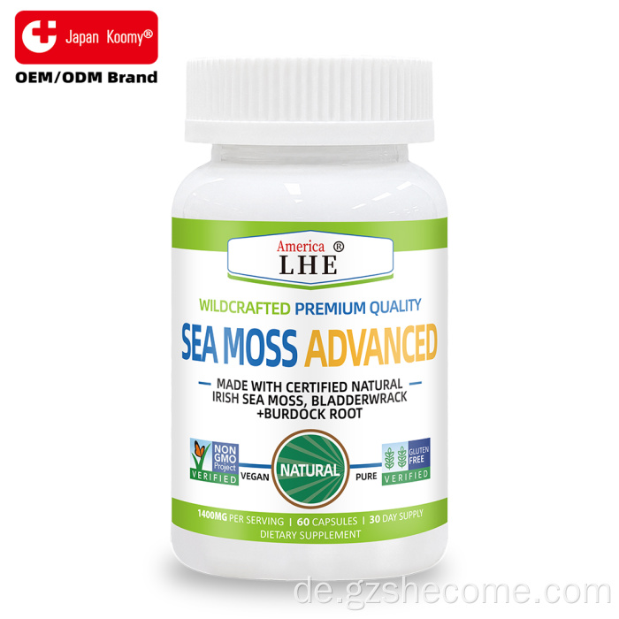 Shecome Sea Moss Advanced Capsules Immununterstützung